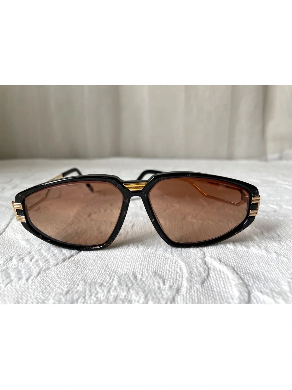 Alpina Genesis Project by Zucchelli brown gold flake pristine Frames 58-12-135